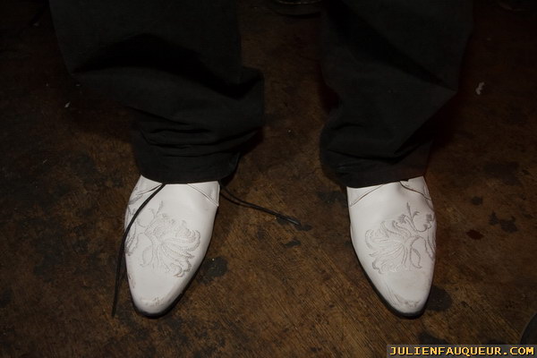 Howard Marks and his white shoes visiting the Fez Club, Cambridge