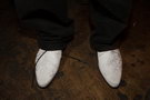 Howard Marks and his white shoes visiting the Fez Club, Cambridge